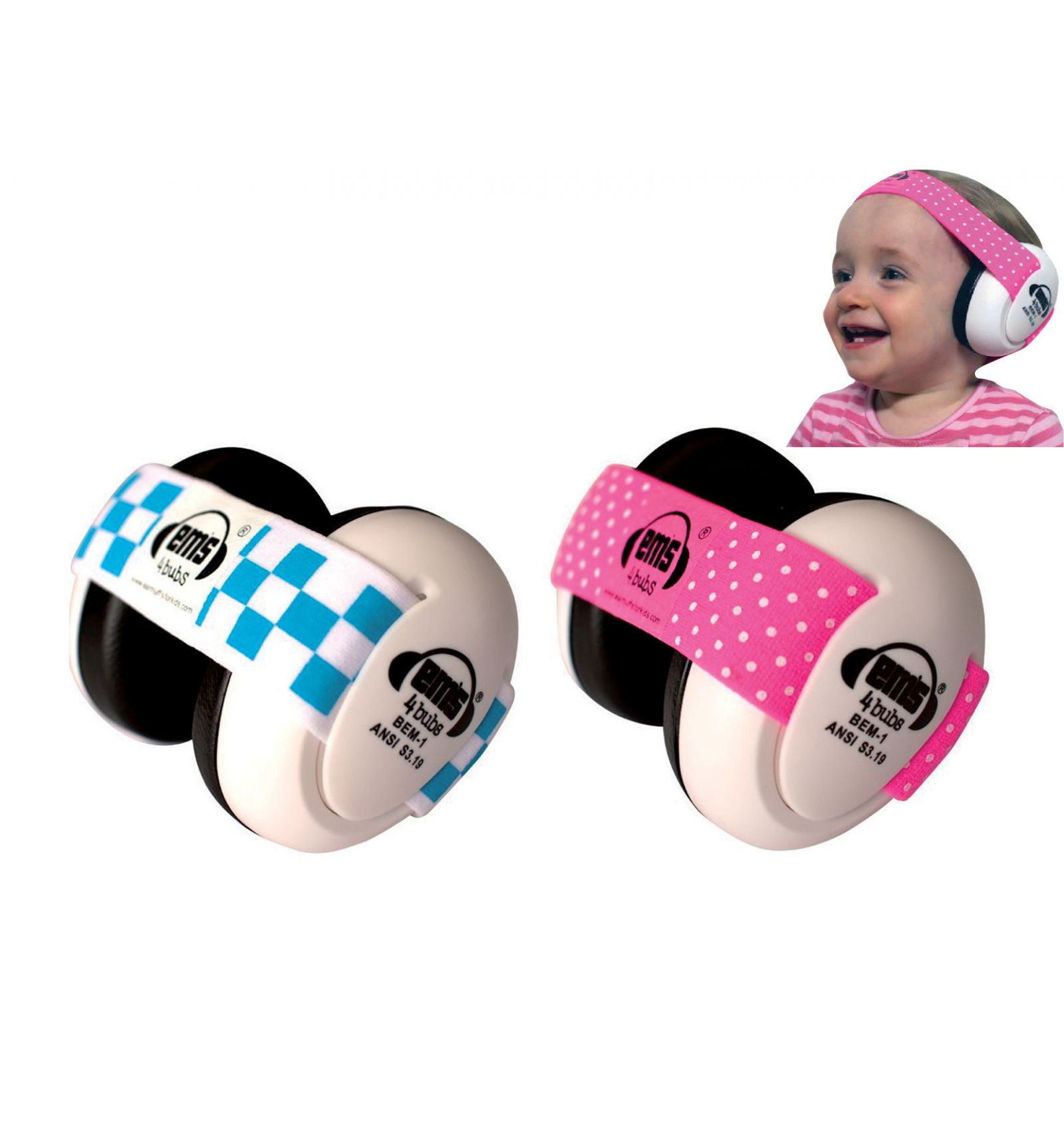 Leader du secteur de la réduction du bruit Block Noise Le meilleur casque pour bébés et tout-petits Protection auditive pour nourrissons 0-2 ans BANZ Cache-oreilles avec étui 